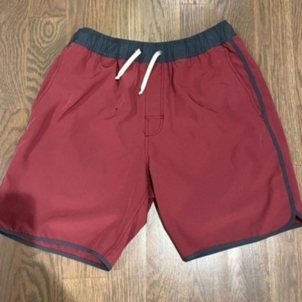 Fair Harbor Mastos Anchor Trunk board shorts Mens M nautical coastal surfing E